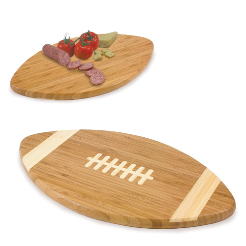 Picnic Time Touchdown Bamboo Football Cutting Board