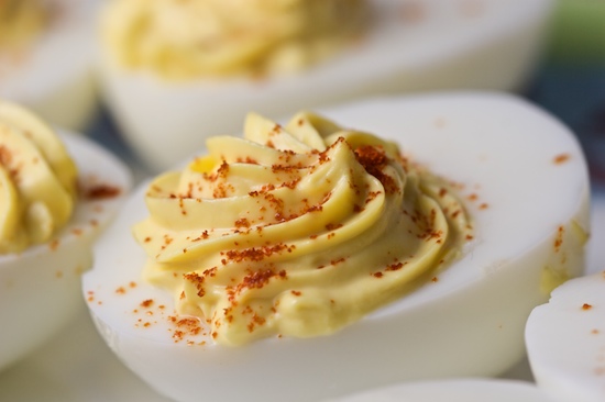 Basic Deviled Eggs by Pinch My Salt