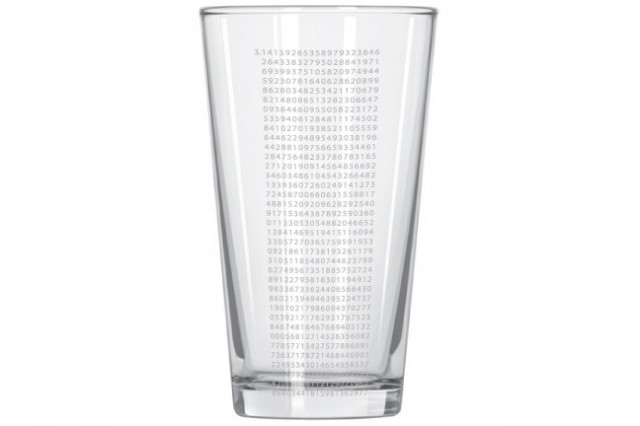 theUncommonGreen Pi Pint Glass by Brian Johnson