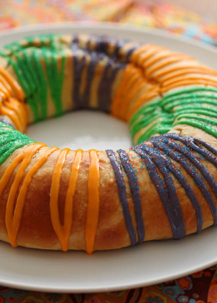 Mardi Gras King Cake by Zoë François