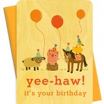 Night Owl Paper Goods Party Animals birthday card