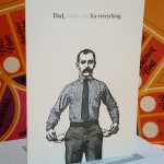Oddball Press Father's Day thank you card