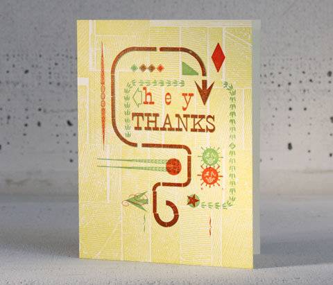 Hey Thanks Note by Hammerpress