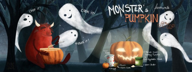 Monsters Favorite Pumpkin Soup by Maria Bogade