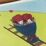 Bouquet Train by Naoshi for Red Cap Cards