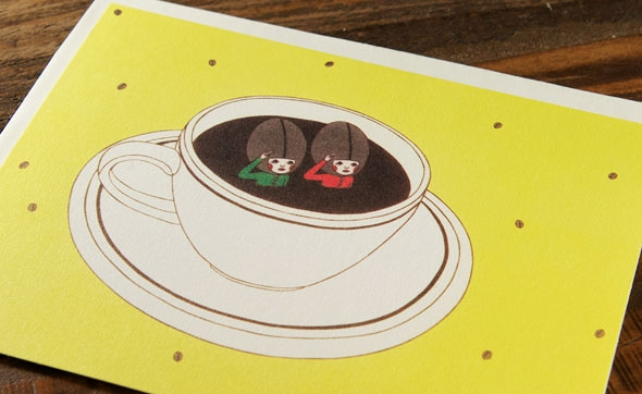 Coffee Boys by Naoshi for Red Cap Cards