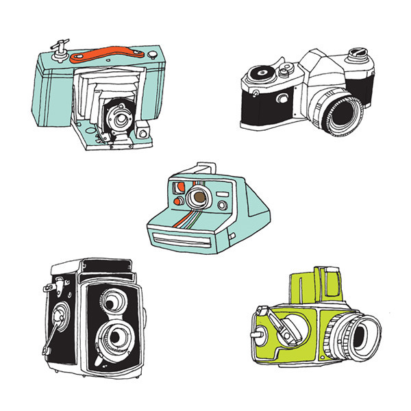 Camera Tattoo Set by Tattly