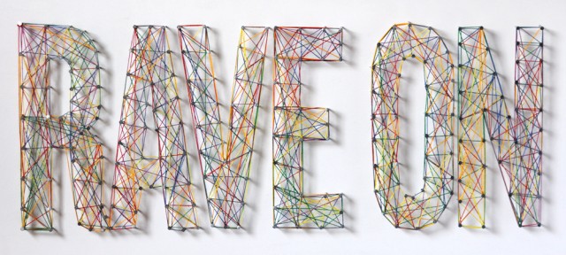 How to Make Typographic String Art : ManMadeDIY