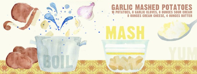 Garlic Mashed Potatoes by Meg Guerin