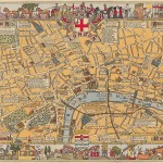 Cavallini London Map Wrapping Paper