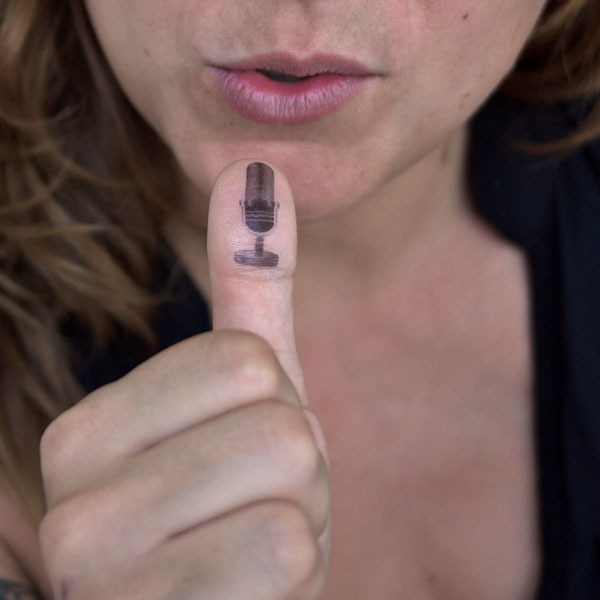 Speak Up tattoo by Jennifer Ward