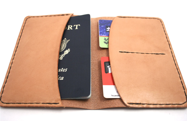 DIY Leather Passport Covers