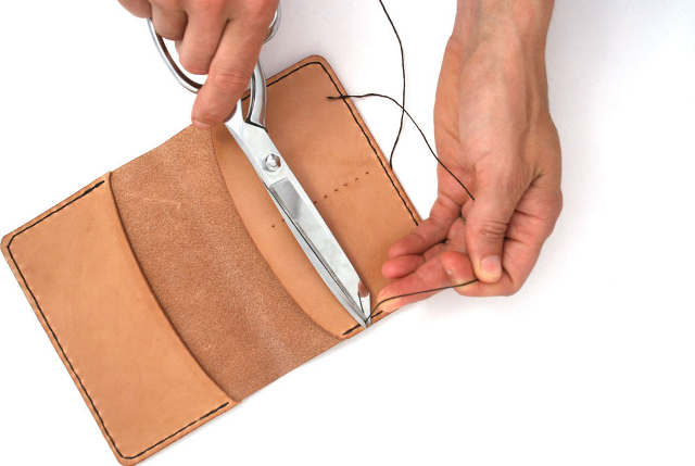 DIY Leather Passport Holder / Image: Alicia Jepsen