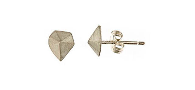 faux stud earrings