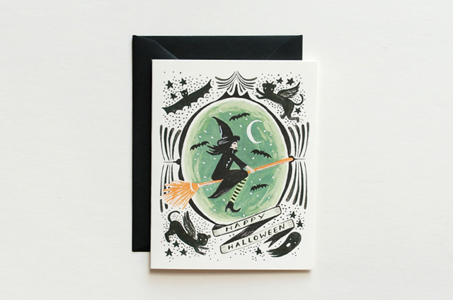 witch Halloween card
