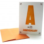 A is for Anniversary – Alphabet Greeting Card by Heartfish Press