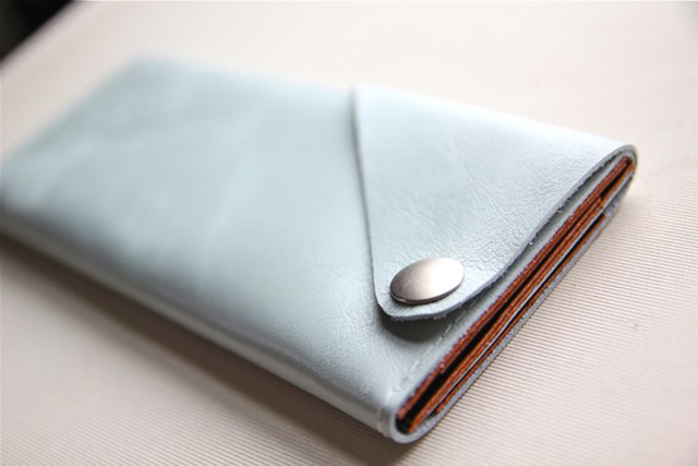 leather wrap wallet