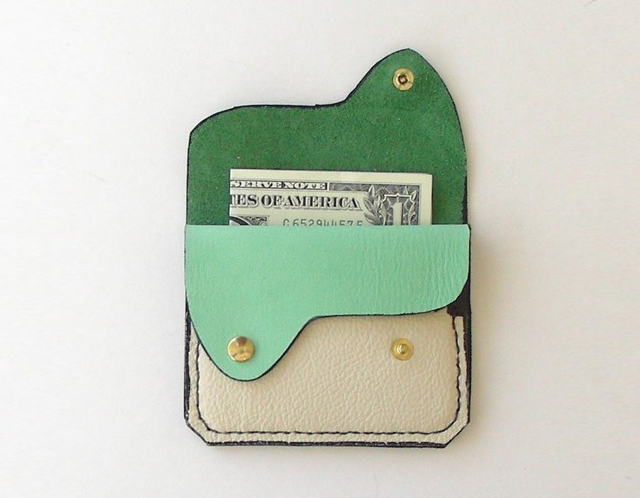 small leather wallet