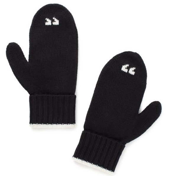 Kate Spade Air Quote Mittens