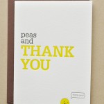 Peas and Thank You by Impressed Design
