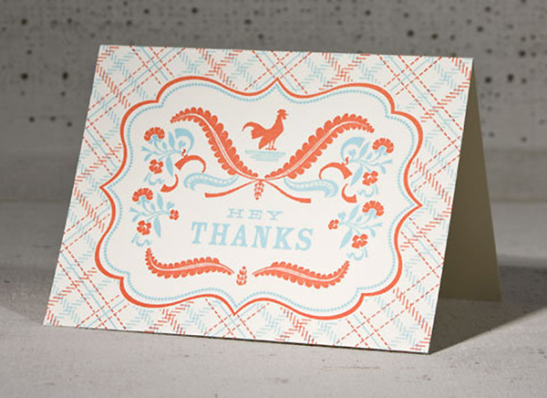 Hey Thanks Rooster by Hammerpress