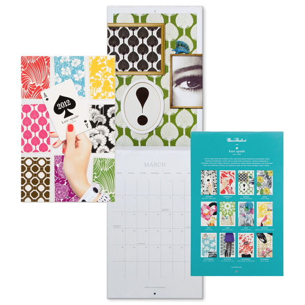 2012 Kate Spade calendar