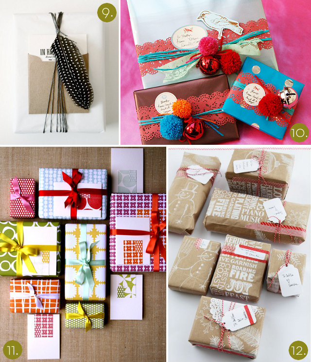 12 Pretty Packages to Inspire Your Holiday Gift-Wrapping!
