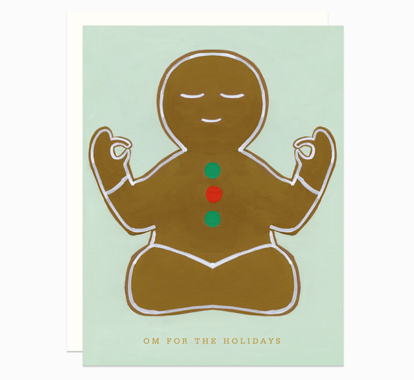 Om for the Holidays card by Dear Hancock