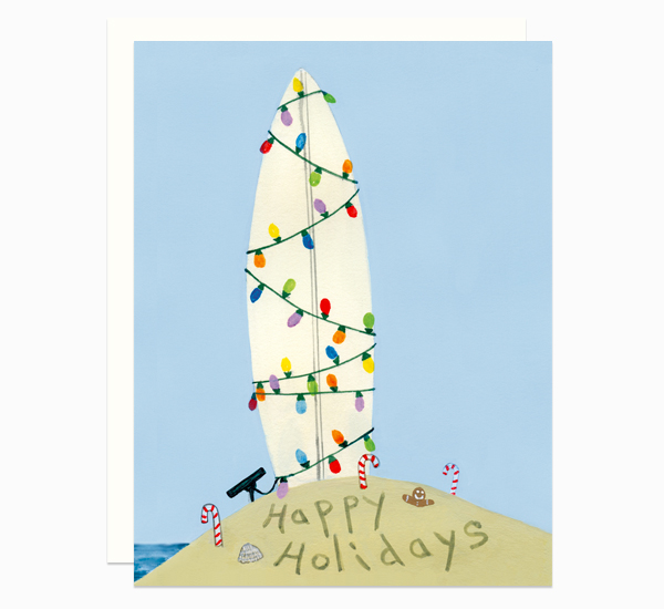 Surf Holiday card by Dear Hancock