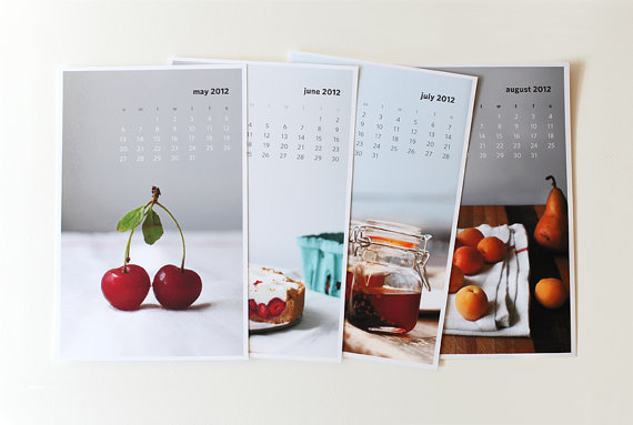 2012 Year in Food calendar