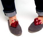 Tattly I Heart You Tattoo with Shoes