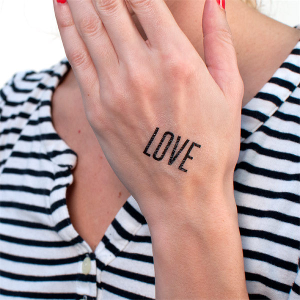 Tattly Love Tattoo