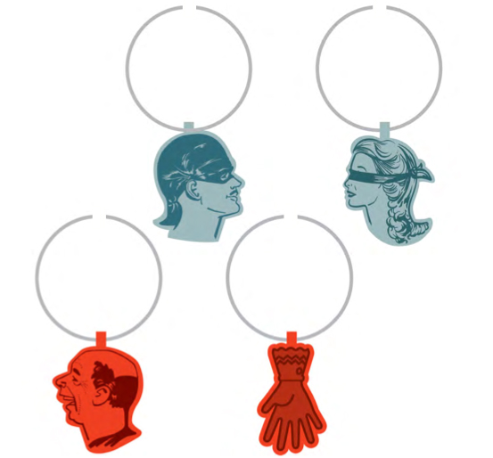 Bottle of Wits Wine Glass Charms by Alamo Drafthouse