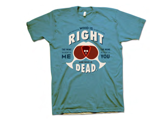 Who is Right, and Who is Dead Bottle of Wits T-Shirt