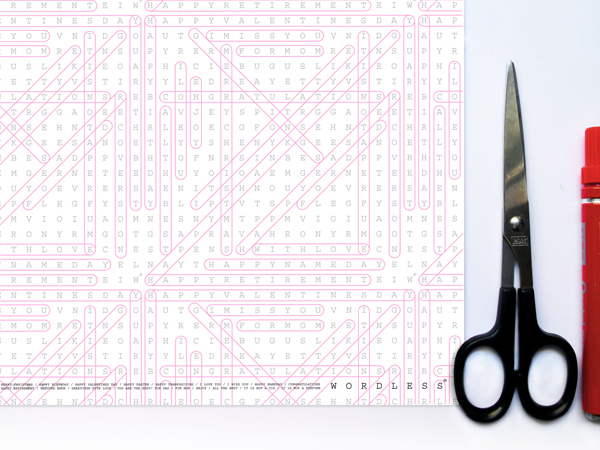 Wordless Universal Wrapping Paper - Word Search Solutions
