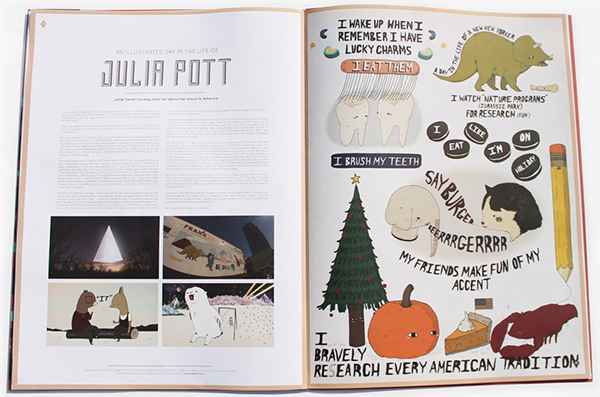 Wrap Issue 4, Julia Pott spread