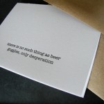 Beer Goggles Card by Creativity Cards