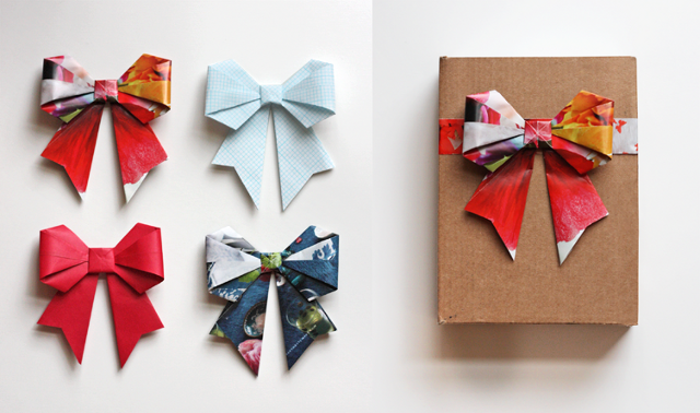 DIY Origami Bows