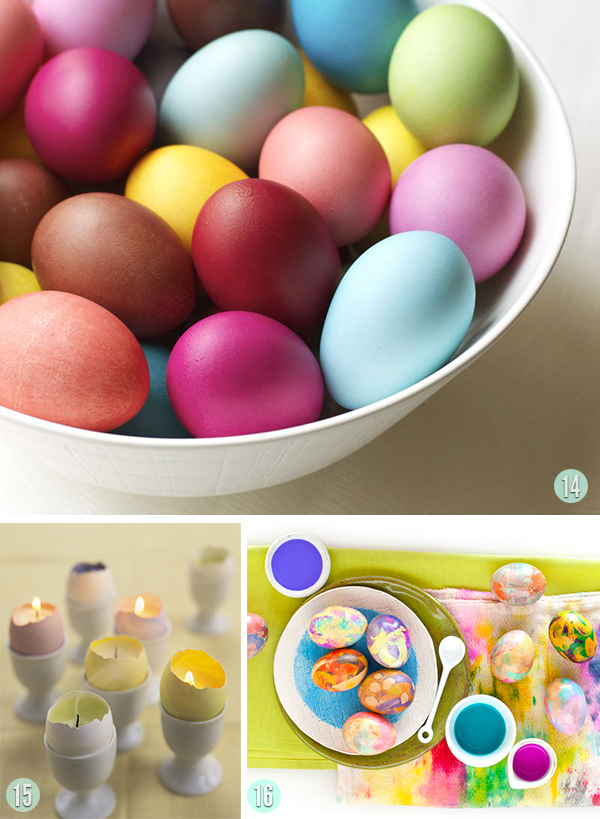 RIT dyed eggs, Candle eggs and painted egg