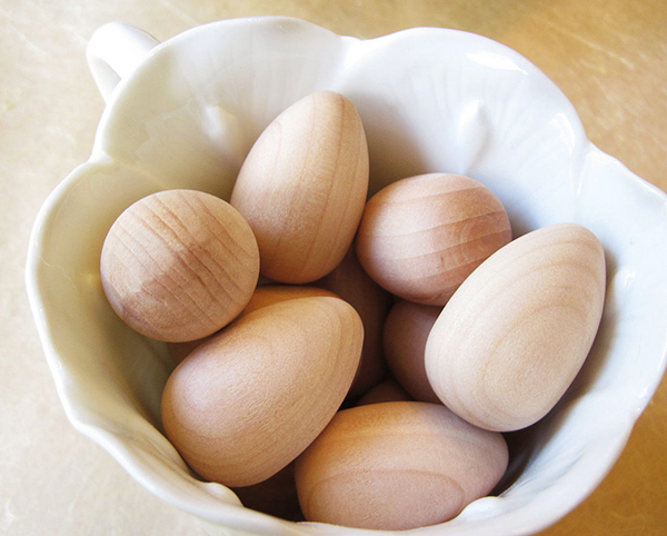 Wooden Eggs from Wrapworks