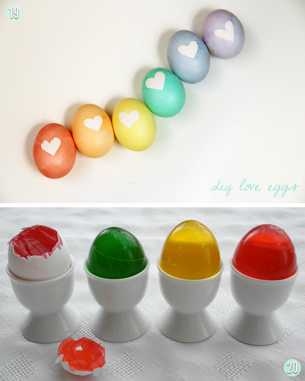 Love Eggs and Jello Eggs