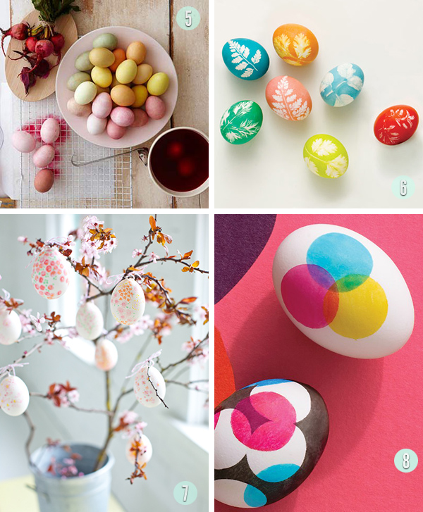 Natural Easter Egg diys and dots