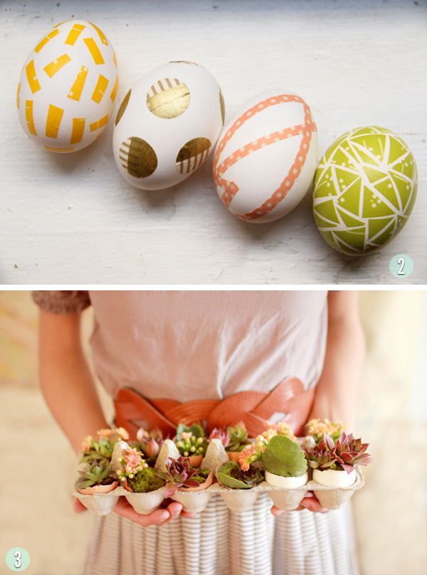 Lovely Indeed Washi Tape DIY and Roy Joy Easter Succulent DIY