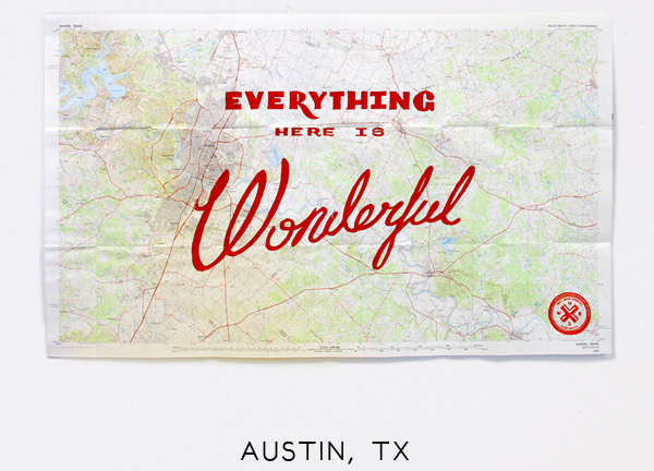 Wonderful Silk Screened Maps by Best Made Company - Austin