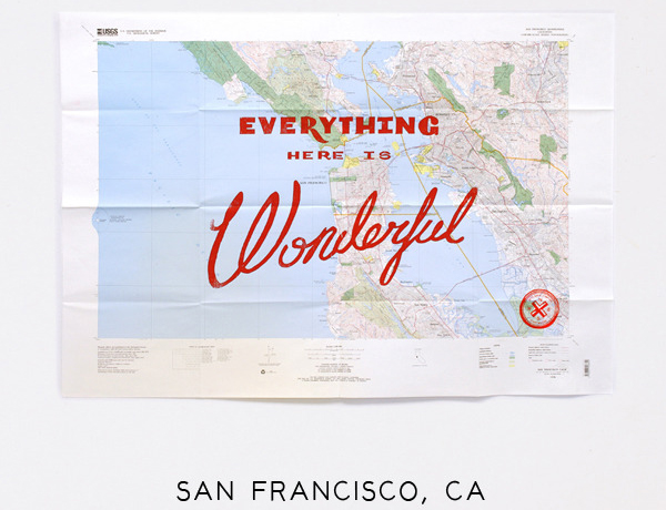 Wonderful Silk Screened Maps by Best Made Company - San Francisco