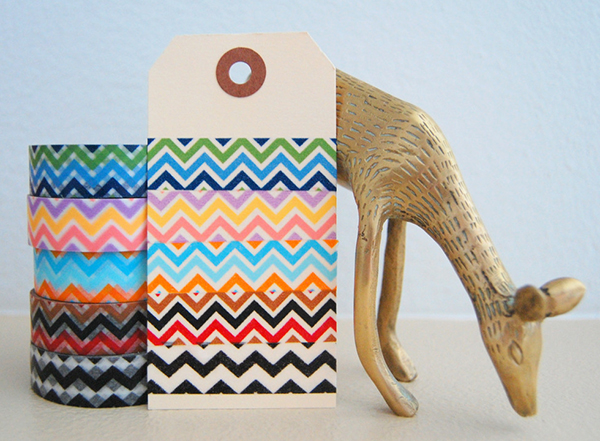 Chevron Washi Tape from Freckled Fawn