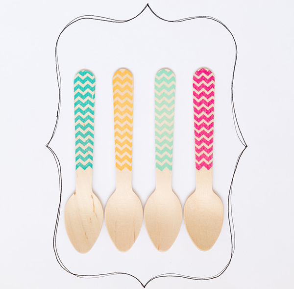 Wooden Ice Cream Spoons from Sucre Shop