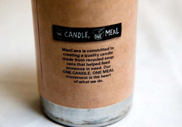 ManCans One Candle, One Meal