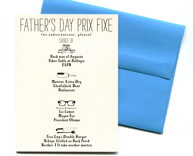 Father's Day Prix Fixe by Mr.s Boddington's Studio
