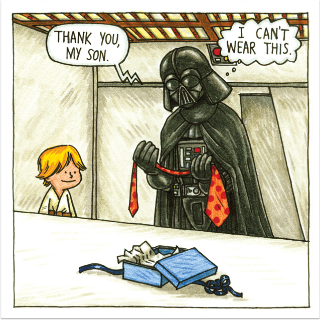 Darth Vader and Son - tie problem